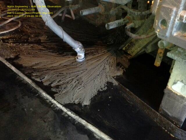 為解決傳送帶上的回運(yùn)物料問(wèn)題，技術(shù)人員安裝了 CleanScrape? 清掃器。(圖1)